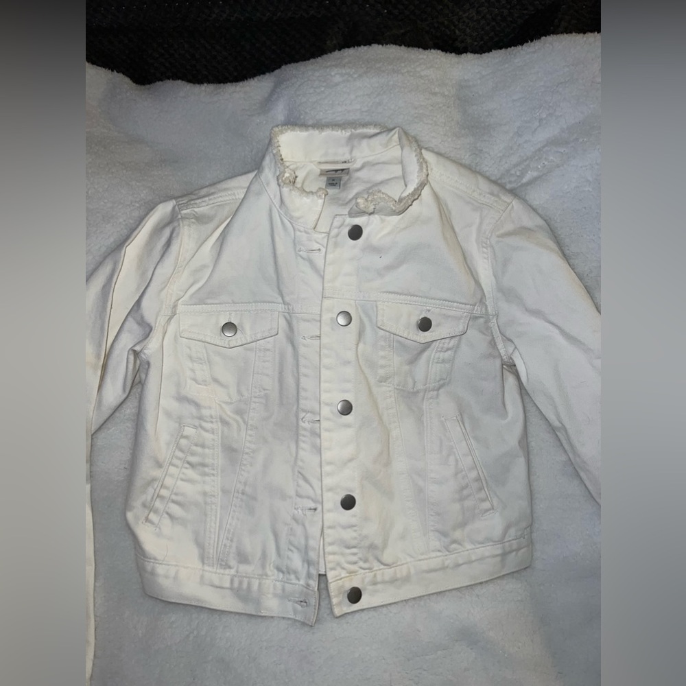 White denim jacket